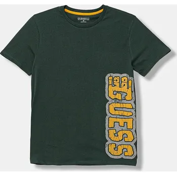 Pánské tričko Dětské bavlněné tričko Guess L5BI18.I3Z14.9BYA zelená 79X, vel. 175