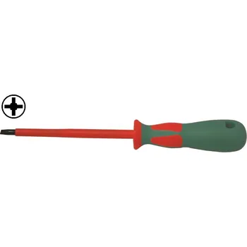 Šroubovák Elektrikářský šroubovák VDE křížový PH0x60 mm, izolace 1000 V - JONNESWAY DV13P060