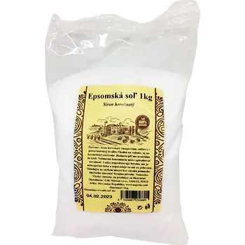 Najtelo Epsomská sůl 1 kg Koupelová sůl Najtelo Epsomská sůl 1 kg
