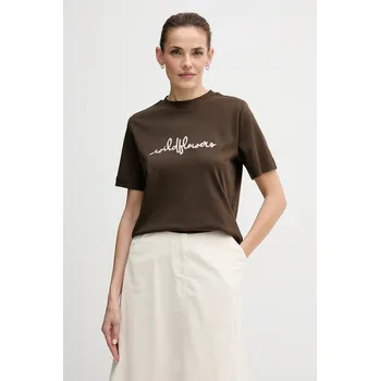 Pánská móda Bavlněné tričko United Colors of Benetton 3DCJD10B5 hnědá 88X, vel. S