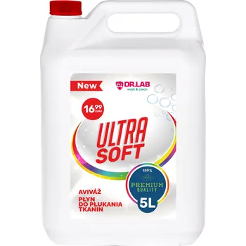 Přípravek na praní Dr.lab wash & clean ultra soft aviváž 5l