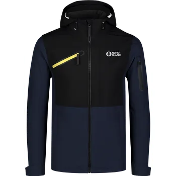 Tmavě modrá pánská nepromokavá lehká softshellová bunda ALMIGHTY - XXXL