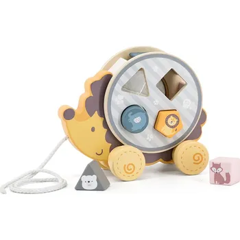 Dřevěná hračka Dřevěná tahačka a vkládačka Viga ježek