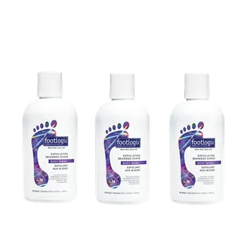 Kosmetika na nohy Sada Footlogix 3ks Footlogix Exfoliating Seaweed Scrub (15) 250ml