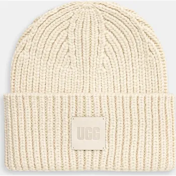Čepice Čepice z vlněné směsi UGG, ONE SIZE, béžová, 01X