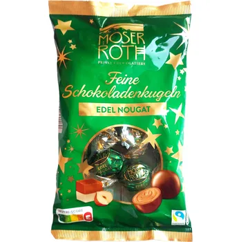 Čokoláda MOSER ROTH Edel Nougat Schokoladenkugeln - 10ks 150g