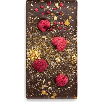 Čokoláda Choklid Malina & Mandarinka - 58% Tmavá čokoláda