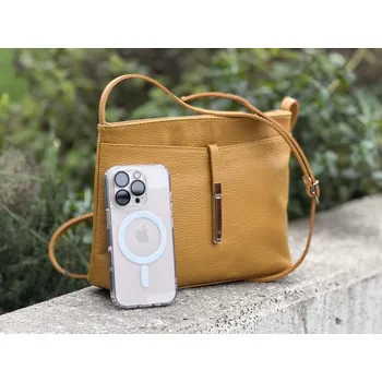 Kabelka Dámská kožená crossbody kabelka 5085 tmavě žlutá, MAXFLY