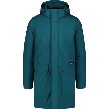 Pánský zimní kabát Petrolejový pánský zimní kabát FUTURIST - XXL