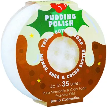 Mýdlo Bomb Cosmetics Pudding Polish Mýdlová houbička, 165 g