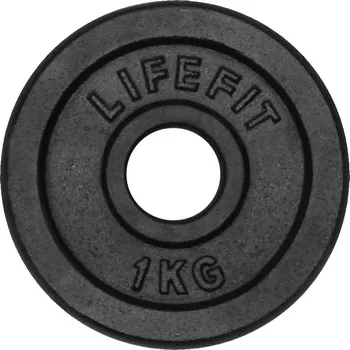 Kotouč LIFEFIT® 1,0kg, kovový, pro 30mm tyč