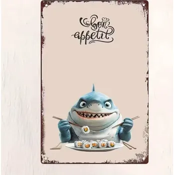 Plechová cedule BAF 2D plechová cedule Dobrou chuť 20 x 30 cm