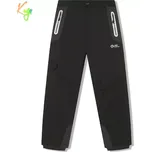 Dětské softshellové kalhoty zateplené Kugo HK5066 černo-šedé