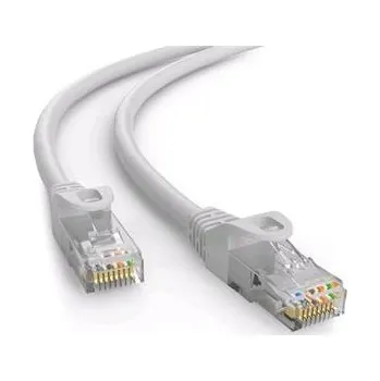 Síťový kabel C-TECH Kabel patchcord Cat6e, UTP, šedý, 0,25m CB-PP6-025