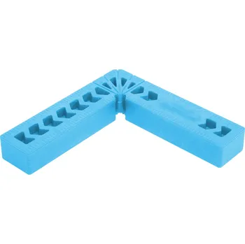 Úhloměr XTLINE Úhelník montážní plastový | 150x150 mm