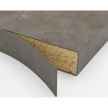 Kuchyňská pracovní deska Egger ABS hrana pro pracovní desku Beton Chicago tmavě šedá F187 0,8 mm 43 mm