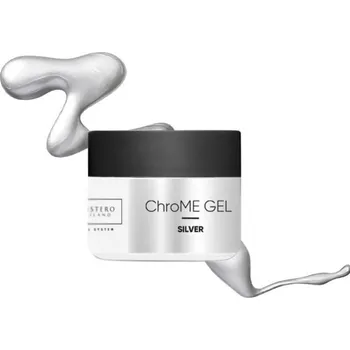 Lak na nehty Mistero Milano - Paint gel - CHROME GEL SILVER 3g