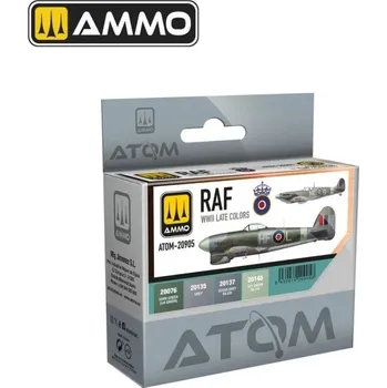 Modelářská barva AMMO ATOM RAF WWII Late Colors Set