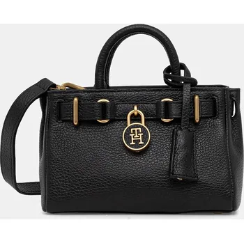 Kožená kabelka Tommy Hilfiger AW0AW18167 černá 99X, vel. ONE SIZE
