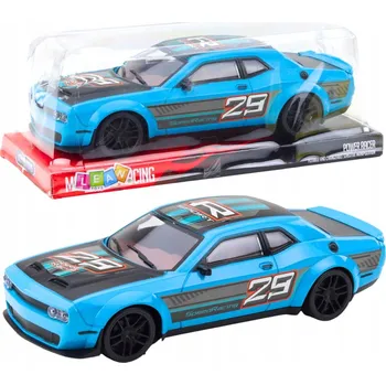 autíčko Závodní sportovní auto s pohonem na zadní kola, modré