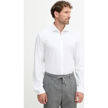 Košile Joop! pánská, bílá barva, slim, s italským límcem, 30048248 00X, vel. 42
