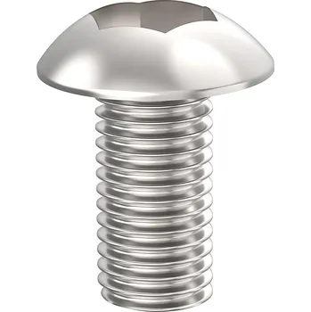 Stavební profil Alusic Šroub M5x12 s půlkulatou hlavou