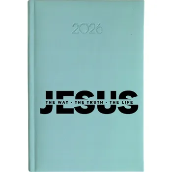 Kalendář Knižkový kalendář 2026 A5 FunnyCase modrý