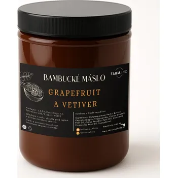 Farm.inc Šlehané bambucké máslo Grapefruit a Vetiver 1l