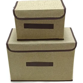 Úložný box 2x Organizér Uzavíratelný KRABIČKA do Skříně Police Úložný prostor 31 ČERNÝ