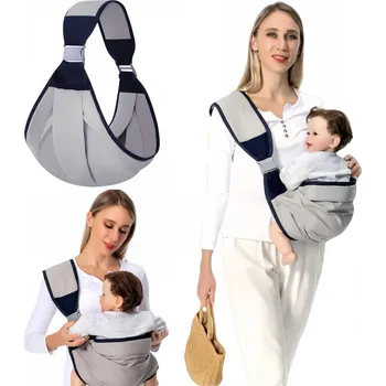 NOSIDEŁKO DLA DZIECKA ERGONOMICZNE NOSIDŁO BEDERNÍ 20KG šedé