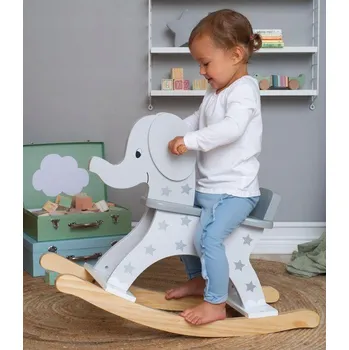 Houpací kůň Houpací slon šedý, JABADABADO