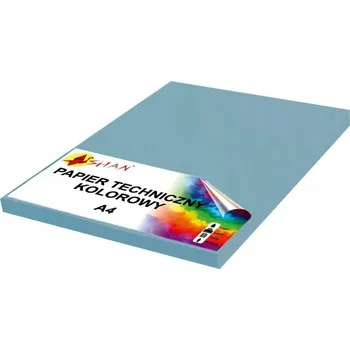 Kancelářský papír Technický papír A4 140g modrý denim 50 listů