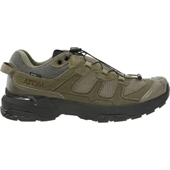 Pánská treková obuv Pánská nízká turistická obuv ATOM-Explore Pro WP M khaki Zelená 46