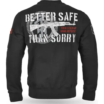 Pánská mikina Pánská mikina Thor Steinar Better safe schwarz Velikost: 3XL