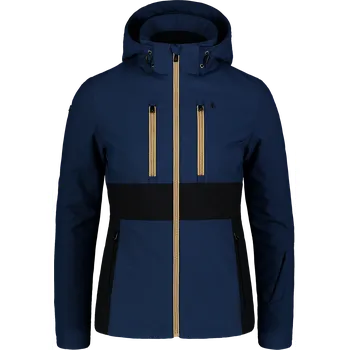 Modrá dámská softshellová lyžařská bunda GRACEFUL - 34