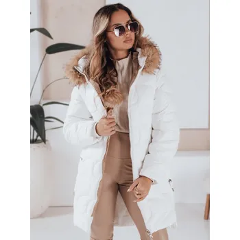 Dámská bunda s kapucí VIRELIA Dstreet TY4936 - výprodej Barva: Bílá, Velikost: L