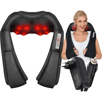 Masážní přístroj Zen-Therapy Masážní přístroj pro shiatsu masáže s infračerveným světlem a 8 masážními body