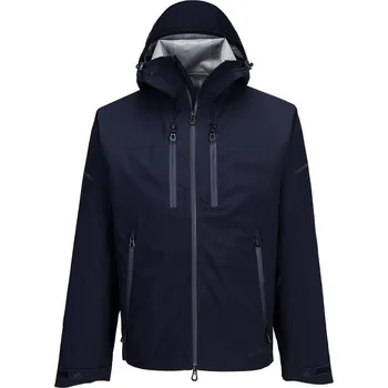 Pláštěnka PORTWEST EV460 / Prodyšná bunda do deště, prodloužená - navy M