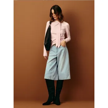 Dámské kraťasy Sinsay - Džínové šortky - modrá - 832FI-05J - 832FI-05J-40