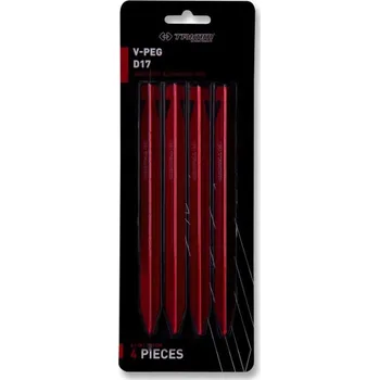 Stan sada kolíků TRIMM V-PEG - D17 bordo - sada 4 ks