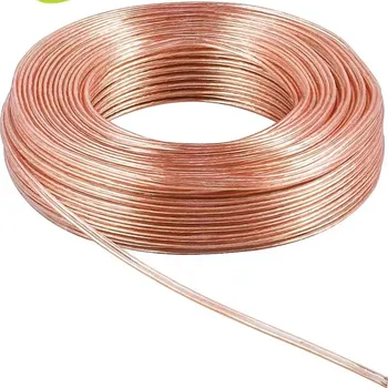 Audio kabel Goobay Průhledný repr. kabel 2x2,5mm CCA 25m