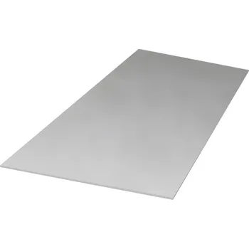 plechová krytina Satjam Tabulový plech Aluzinek 1250 x 2000 x 0,5 mm stříbrná 1 ks