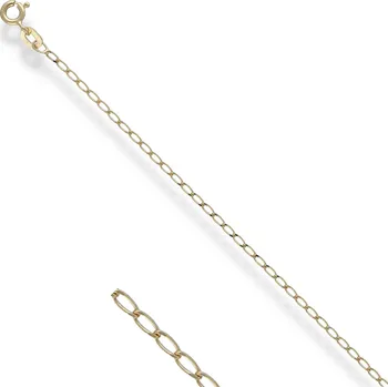 Náramek Olivie Řetízkový náramek ze žlutého zlata Au 585/1000 Délka: Délka 18 cm Au 585; ≤0,95 g.