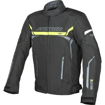 Moto bunda Bunda na motorku Ayrton Bullet II černo-fluo žluto-šedá L