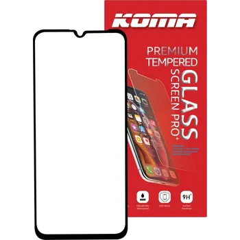 KOMA Tvrzené sklo Full Cover pro Samsung A13, zaoblení 3D, tvrdost 9H