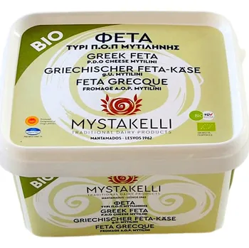 Mystakelli – BIO Sýr Feta Mytilinis P.D.O. z Lesbu – 1 kg