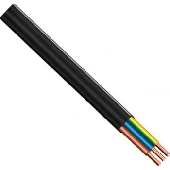 elektrický kabel Zbytek CYKYLO 3Jx2,5 0.17 Kabel plochý CYKYLO 3x2,5 mm2 - barevné značení J/C - zbytek 1,7 m