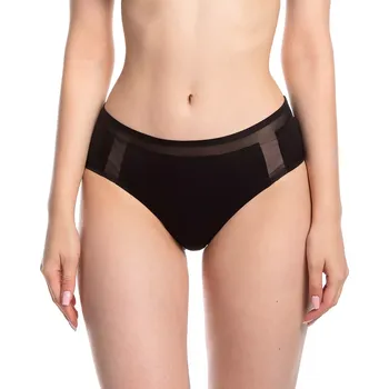 Kalhotky Dámské kalhotky Lama Laser Cut L-POL 5025 MS-02 S-XL černá XL