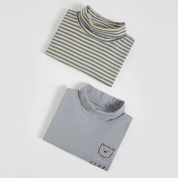 Dětská móda Reserved - Dlouhý bavlněný rukáv 2 ks - světle šedá - 106FI-09X - 106FI-09X-92