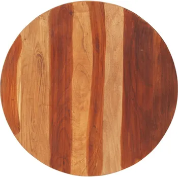 Psací stůl Stolní deska masivní akáciové dřevo kulatá 15–16 mm 80 cm